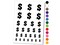 Dollar Sign Money Symbol Temporary Tattoo Water Resistant Fake Body Art Set Collection